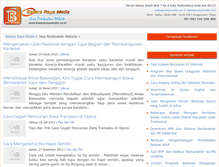 Tablet Screenshot of batararayamedia.com